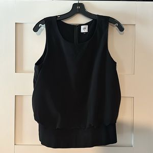 CAbi Sleeveless Black Blouse